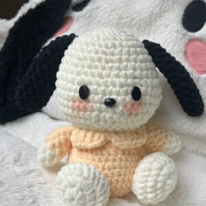 Pompompurin crochet plushie, cute/soft/handmade